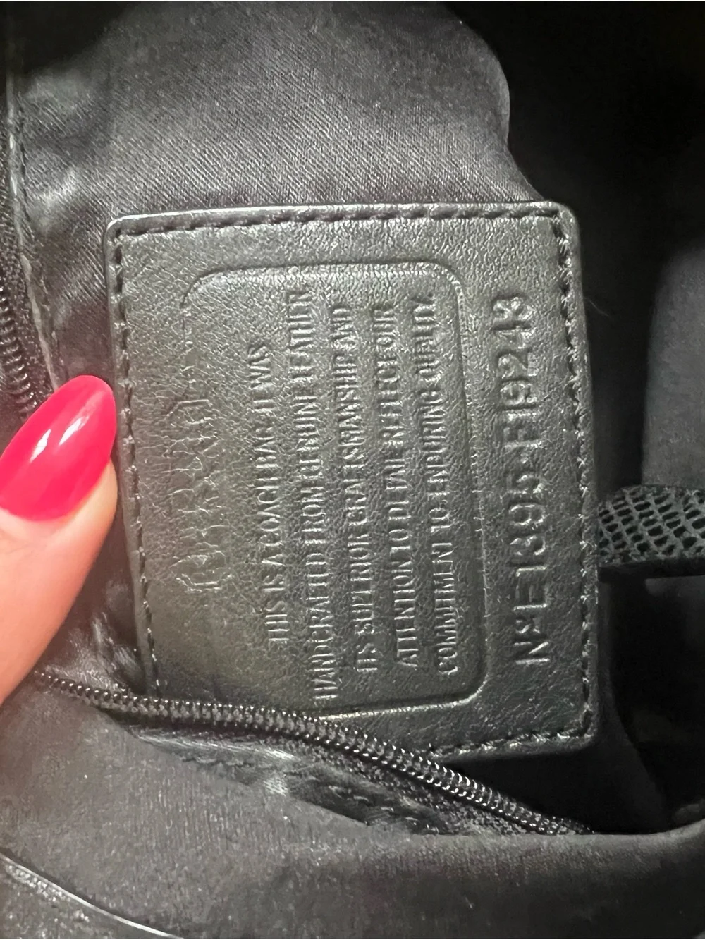 Coach soft black